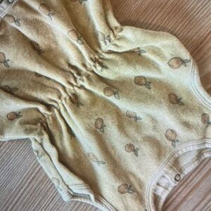 Adorable Lemon Print Kids Blouse